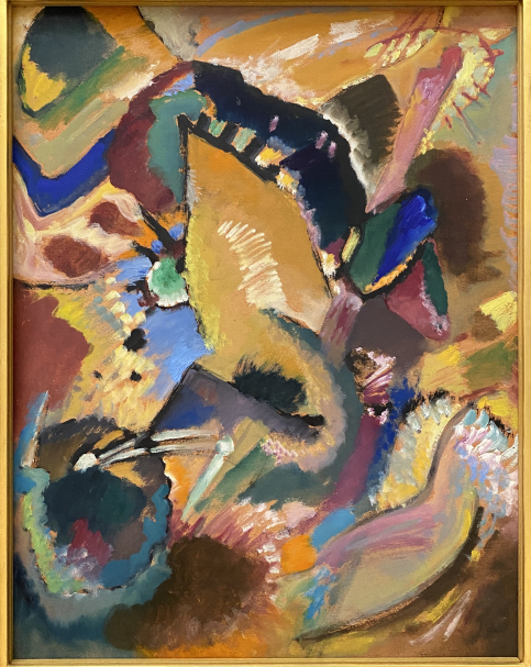 Wassily Kandinsky. Study for a panel for Edwin R. Campbell No. 2, 1914. Lenbahhaus, Munich. Photo: Dan