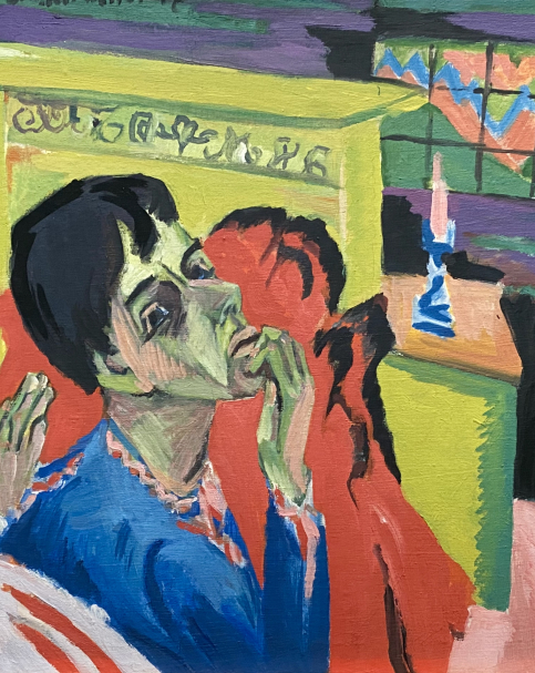 Ernst Ludwig Kirchner. Self-portrait as a Sick Man. 1918/30. Pinakothek der moderne. Munich