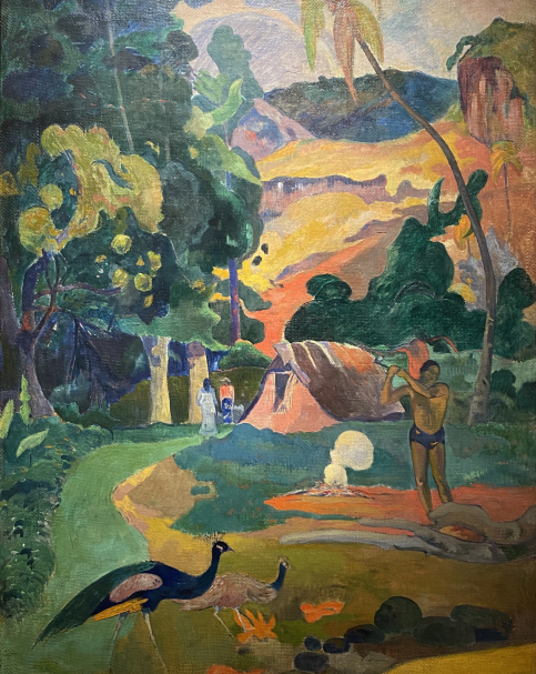 Paul Gauguin. Matamoe ( Death ), Landscape with Peacocks, 1892. Pushkin State Museum of Fine Arts. Moscow. Photo Dan