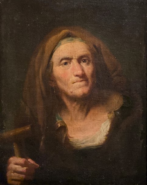 Giuseppe Nogari (?) Portrait of an old woman. 1735. Accademia Carrara. Bergamo