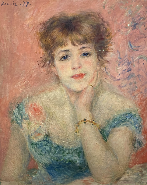 Pierre Auguste Renoir. Portrait of the actress Jeanne Samary.1877. Pushkin State Museum of Fine Arts. Moscow. Photo Dan Daniel