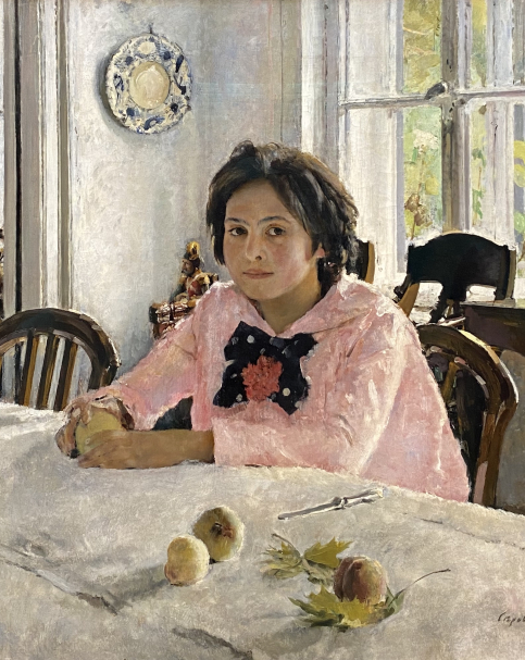 Valentine Serov (1865-1911). A Girl with Peaches, 1887. STG. Moscow. Photo: Dan