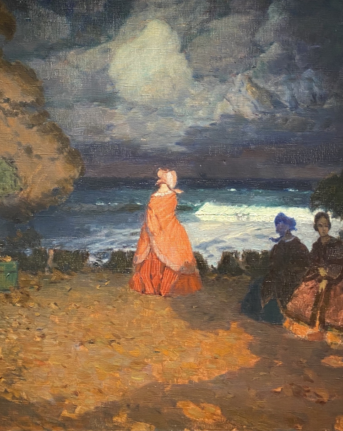 Nilus Peter. Evening on the seashore. 1925. Voronezh Regional Museum named after I.N. Kramskoy.