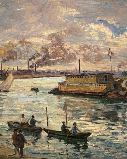 Armand Guillaumin, 1841-1927. River Scene, ca. 1890. Oil on canvas. The Israel Museum Jerusalem. Photo Dan Daniel