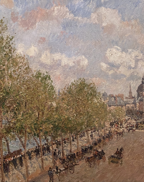 Camille Pissarro. Quai Malawians, Sunny Afternoon, 1903. Hermitage. Photo Dan Daniel