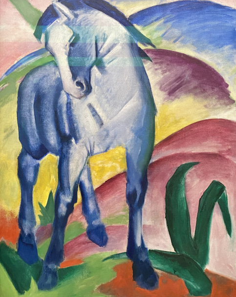 Franz Marc. Blue horse I. 1911. Lenbachhaus. Munich
