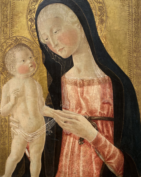 Neroccio do Bartolomeo de’Landi. Madonna and Child. 1475-1476. Accademia Carrara. Bergamo