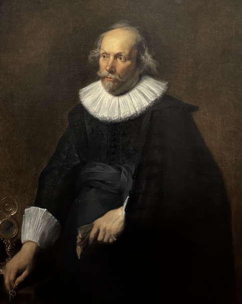 Anthony van Dyck 1599-1641. Portrait of a Goldsmith, ca. 1630.  Oil on canvas. Tel Aviv Museum of Art. Photo Dan