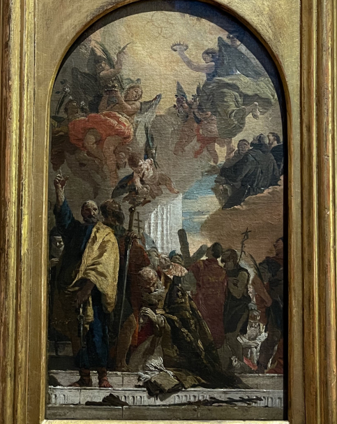 Giovanni Batista Tiepolo, 1696-1770, Glory of All Saints 1733/1734, oil on canvas