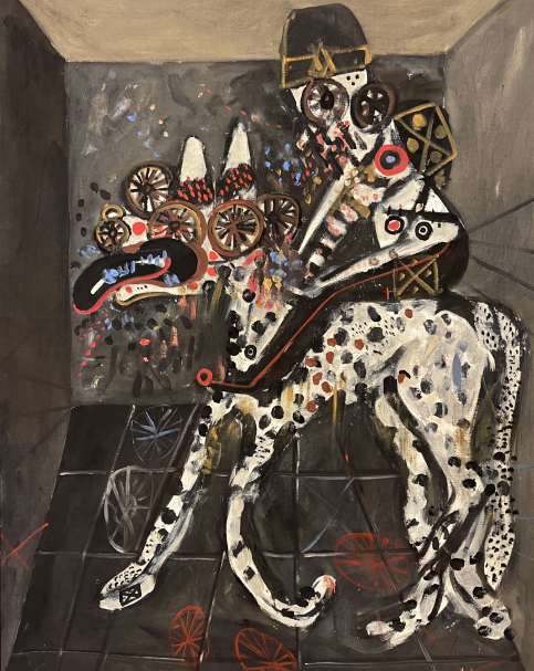 Maryan 1927-1977. Balak, Crazy Dog, 1960. Oil on canvas. Private collection. Photo Dan Daniel