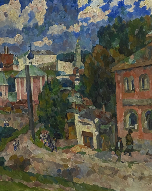 Aristarkh Lentulov. Sergiev Posad. 1922. National art gallery of Armenia. Yerevan