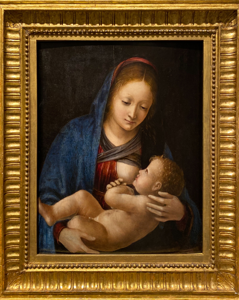 Bernardo Zenale. Nursing Madonna. 1500-1505. Accademia Carrara. Bergamo