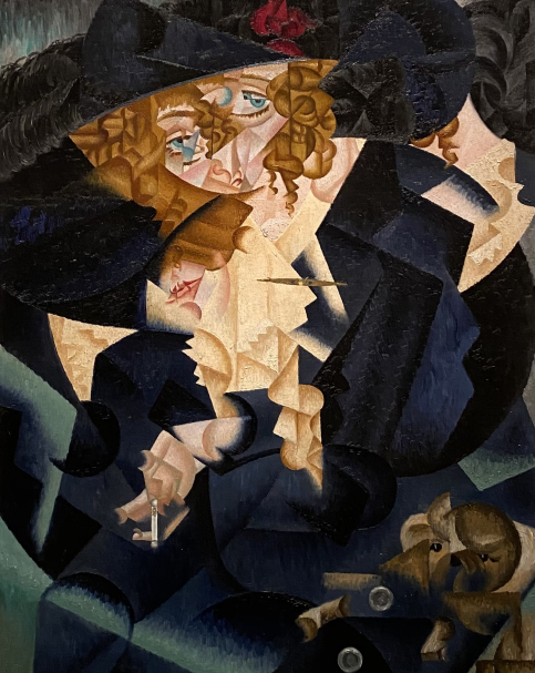 Gino Severini 1883-1966. Portrait of M-S, 1912. Oil on canvas.  The Israel Museum Jerusalem. Photo Dan Daniel