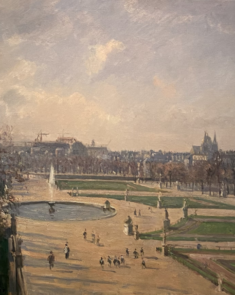 Camille Pissaro 1830-1903. The Tuileries Garden, Afternoon, Sun, 1900. Oil on canvas. The Israel museum Jerusalem. Photo Dan