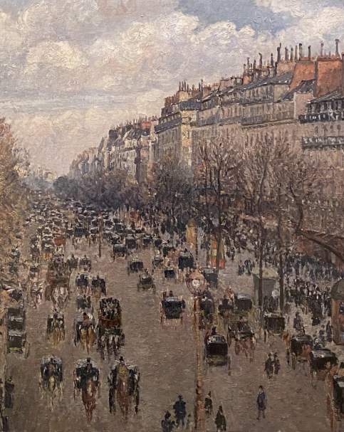 Camille Pissarro. Boulevard  Montmartre , Sunny Afternoon, 1897. Hermitage. Photo Dan Daniel