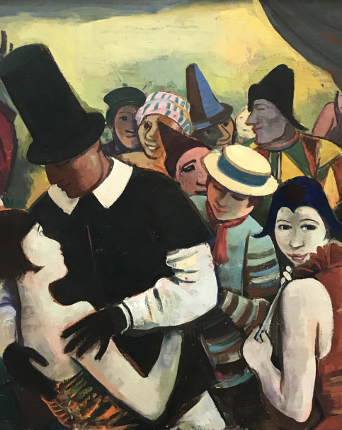 Karl Hofer, Grosser Karneval, 1928. Pinakothek der Moderne. Munich.