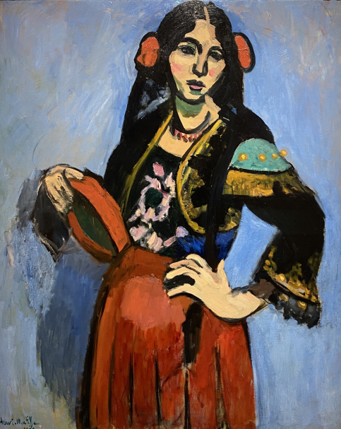 Henri Matisse. Spanish woman with a tambourine. 1909. Pushkin State Museum of Fine Arts. Moscow