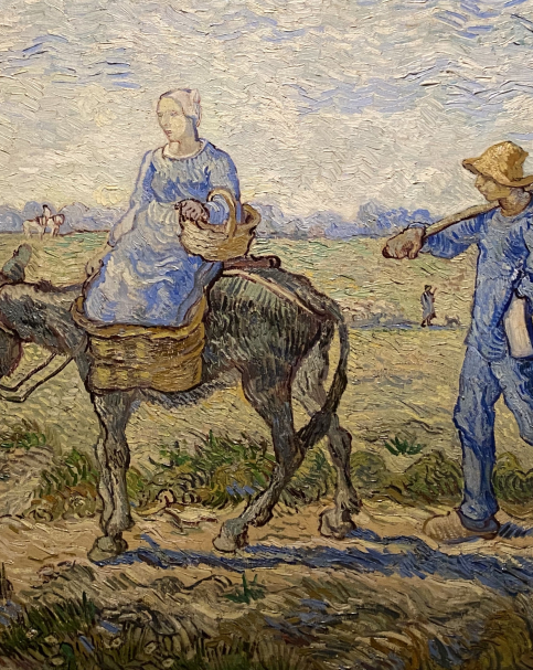 Vincent Van Gogh Morning Going out to Work (after Millet) January 1890