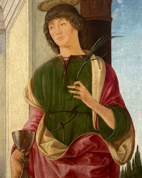 Lorenzo Costa. Saint John the Evangelist. 1480-1485. Accademia Carrara. Bergamo