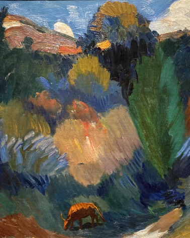Martiros Sarian 1880-1972. Green Ravine, 1911. Oil on canvas