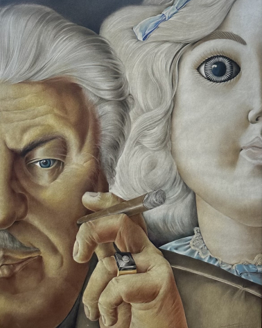 Manassero Maria Luisa (Argentina) 1935. El Proprietario,1980.  Colored pencil. Ralli museum Caesarea. Photo Dan