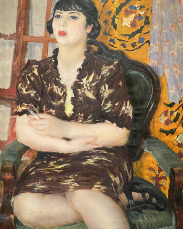 Vladimir Lebedev 1891-1967. Portrait of Ksenia (Susanna) Georgievskaya. 1937.  Oil on canvas. Russian museum SPb. Photo Dan