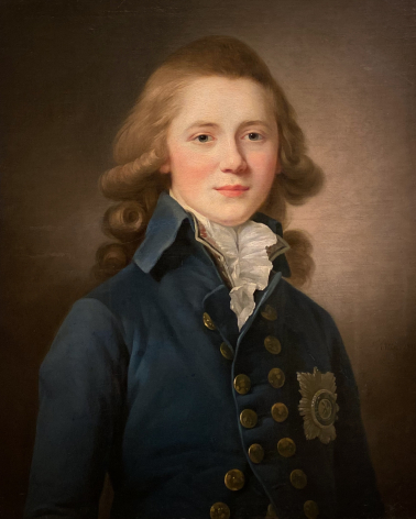 Veil Jean Louis.  Portrait of Grand Duke Alexander Pavlovich. 1792.