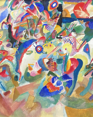 Wassily Kandinsky. Draft 3 for composition VII 1913. Lenbachhaus, Munich