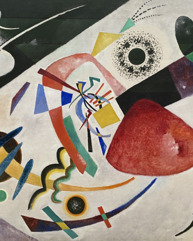 Wassily Kandinsky. Red spot II. 1921. Lenbachhaus, Munich
