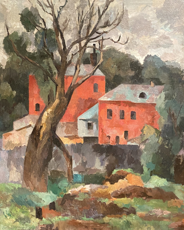 Robert Falk. Red houses. 1921. Museum reserve Abramtsevo, Moscow region