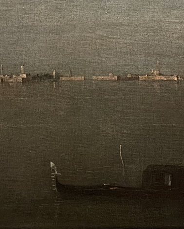 Francesco Guardi 1712-1793 Gondolas on the Lagoon 1765