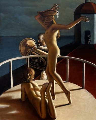 Milewsky Marcos 1959 Argentina La danse Oil  1989