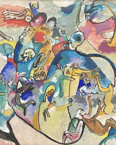 Wassily Kandinsky. All Saints II, 1911. Lenbahhaus, Munich