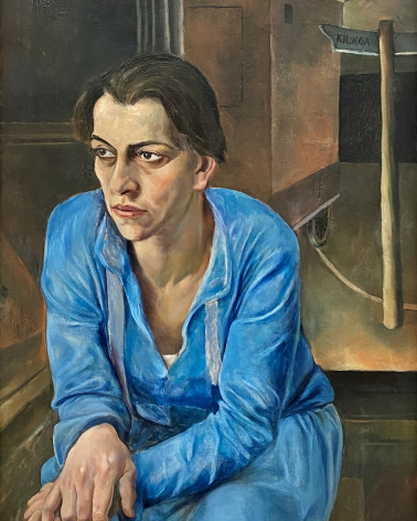 Rudolf Schlichter. Helen Weigel. 1928. Lenbahhaus. Munich