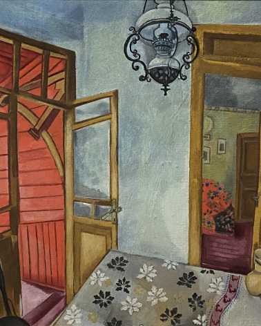 Marc Chagall. Cottage in Zaolsha.1915. National Gallery of Armenia.