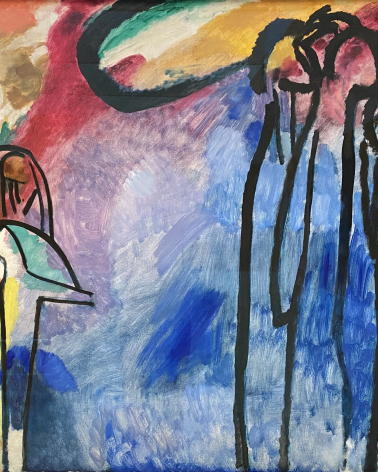 Wassily Kandinsky. Improvisation 19. 1911.  Lenbachhaus, Munich