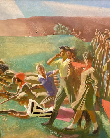 Alexander Samokhvalov. Militarised Komsomol, 1932/33. Russian museum SPb