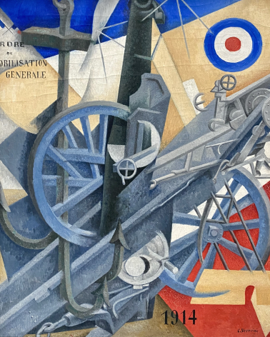 Gino Severini. Sculptural Sinthesis of the idea of War. 1915.   Pinakothek der moderne. Munich.