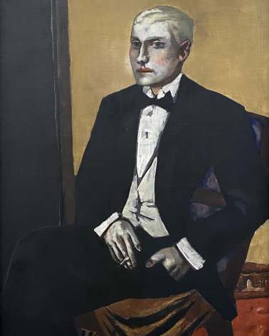 Max Beckmann.  Portrait of an Argentinian,1929. Pinakothek der moderne. Munich.