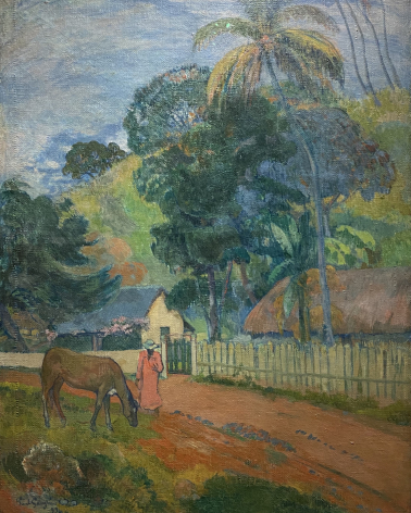 Paul Gauguin. Landscape (The horse on the road), 1899. Pushkin State Museum of Fine Arts. Moscow Photo Dan