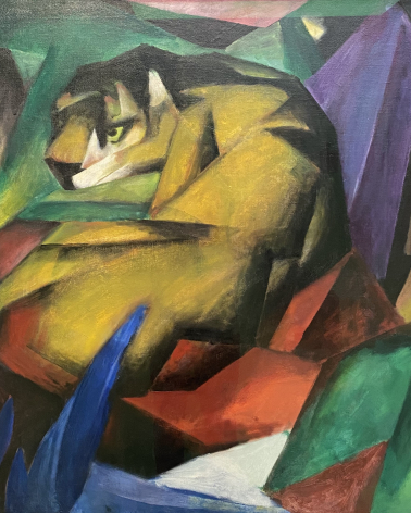 Franz Marc. Tiger. 1912.  Lenbachhaus. Munich