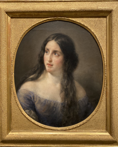 Picco (Giovanni Carnovali). Portrait of Elena Marenzi. 1866. Accademia Carrara. Bergamo