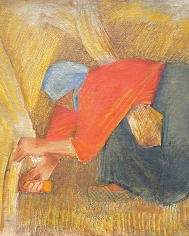 Alexej Pahomov 1900-1973. Reaper, 1928. Oil on canvas. Photo Dan Daniel