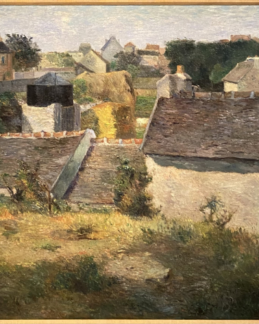 Paul Gauguin 1848-1903. Houses at Vaugirard, 1880. Oil on canvas.  The Israel Museum Jerusalem. Photo Dan Daniel