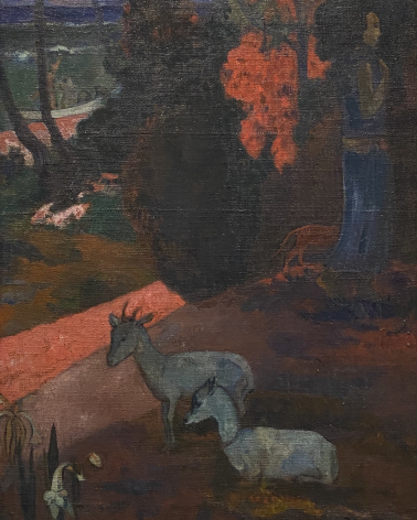 Landscape with two goats. 1897. Paul Gauguin. Hermitage SPb. Photo Dan