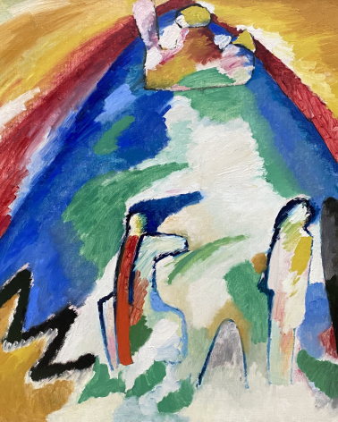 Wassily Kandinsky. Mountain, 1909. Lenbachhaus, Munich