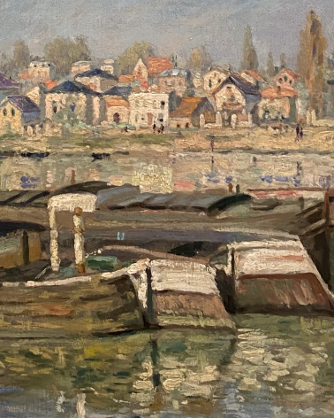 Claude Monet. The Siene at Asnieres. 1873. Hermitage SPb. Photo Dan