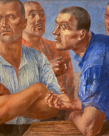 Kuzma Petrov-Vodkin. Workers. 1926. Russian museum SPb