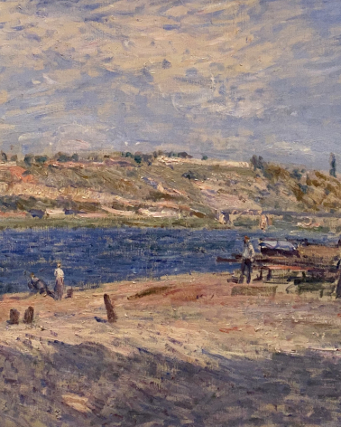 Alfred Sisley. Riverbank at Saint-Mammes. 1884. Hermitage. Photo Dan Daniel
