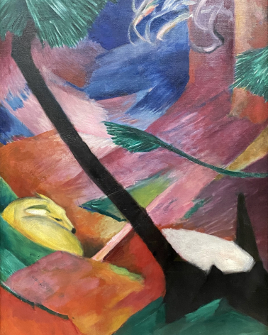 Franz Marc. Deer in the woods II. 1912. Lenbachhaus. Munich